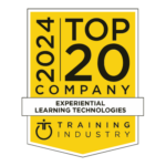 2024 Training Industry Top 20 Company Award for Experiential Learning Technologies.