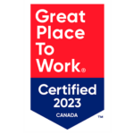 Great Place to Work Canada 2023 Certification Badge.