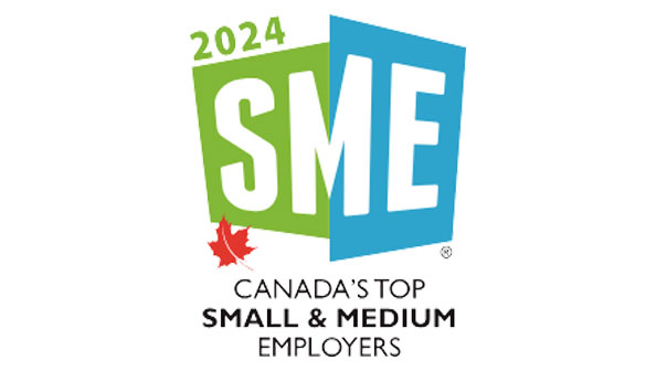 2024 Canada's Top Small & Medium Employers award logo.